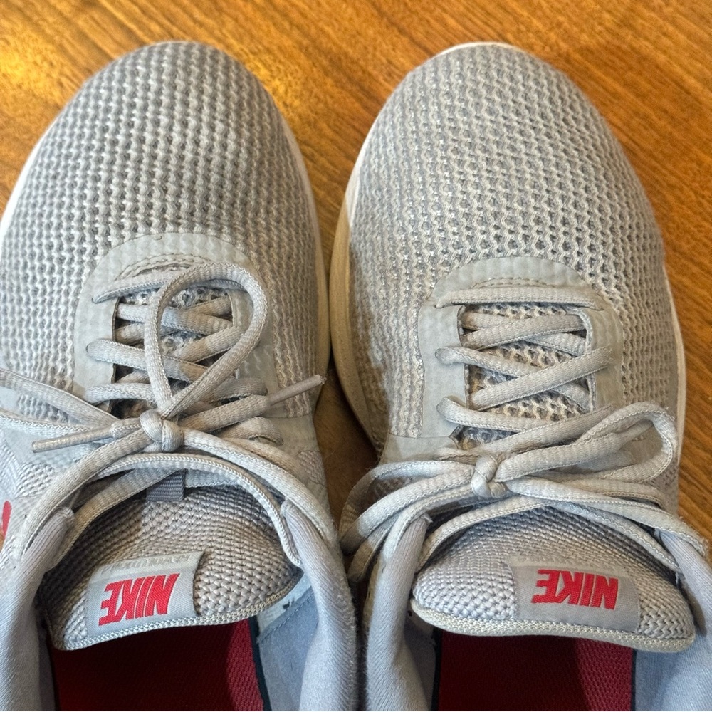 Nike Men’s Revolution 4 AA7402-006 Gray & Red Running Shoes Sneakers. Si… - Picture 8 of 14